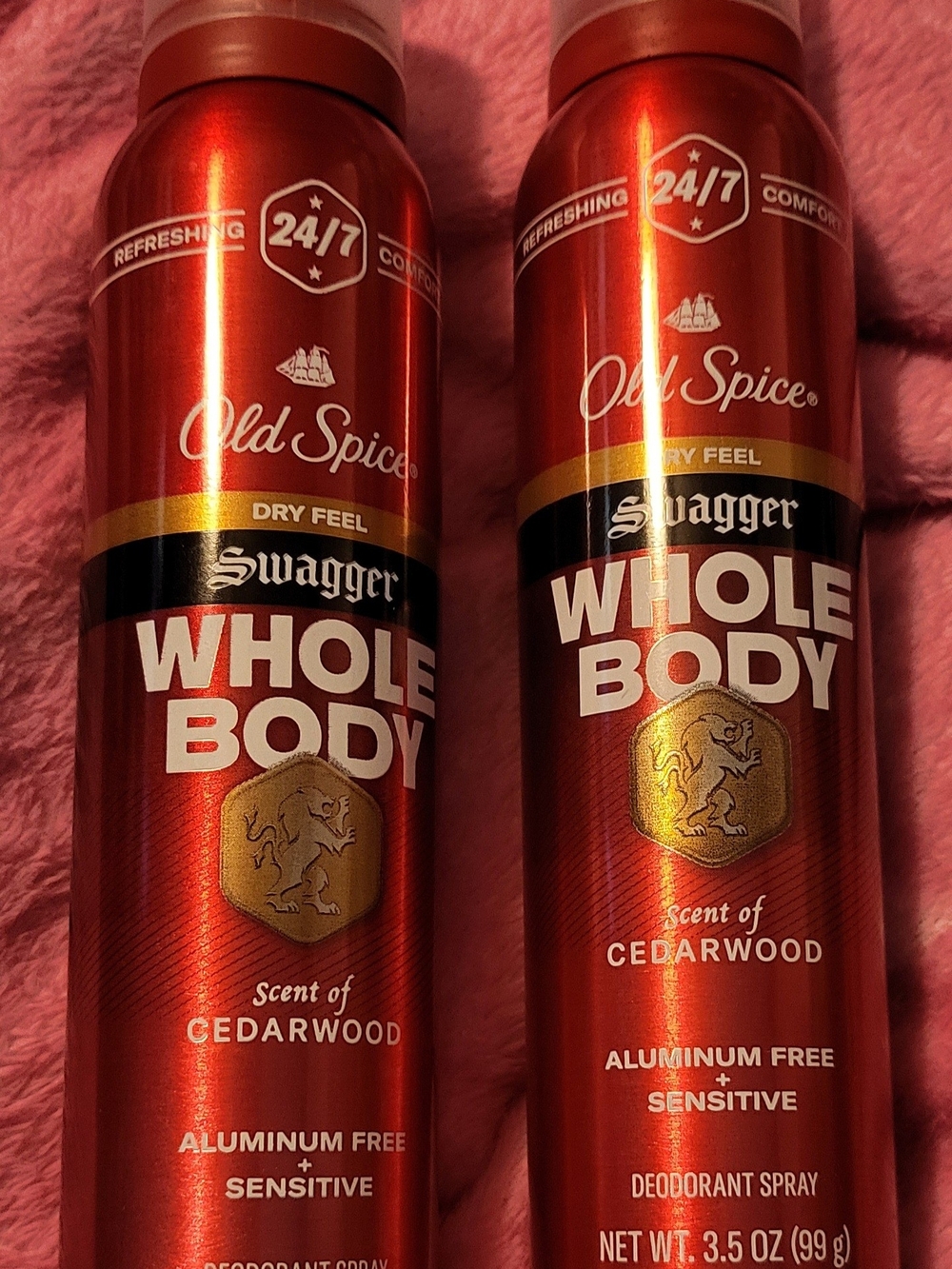 Old Spice Swagger Whole Body Deodorant Spray — Red (Cedarwood)